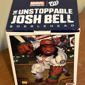 Marvel Unstoppable Josh Bell Washington Nationals Bobblehead - NIB